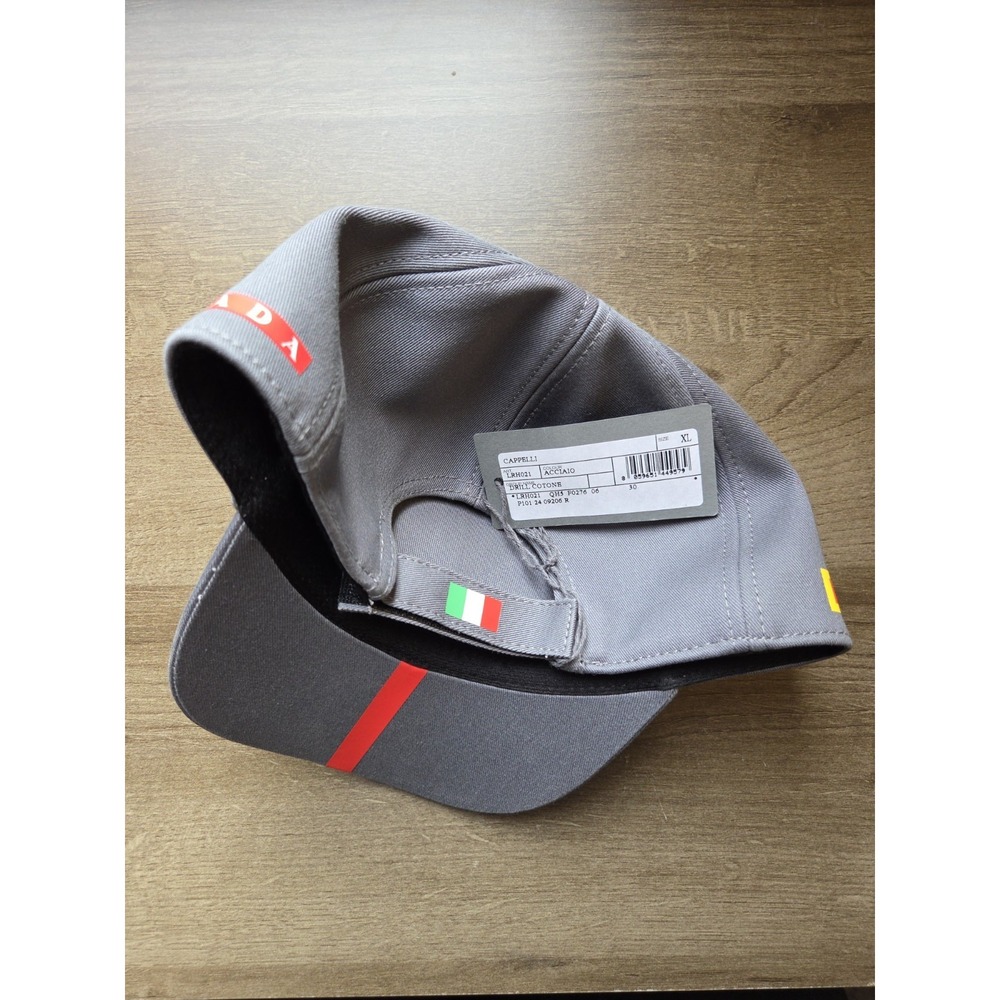New Prada Luna Rossa Strapback Hat Formula 1 Racing Pirelli Size XL - Picture 2 of 12